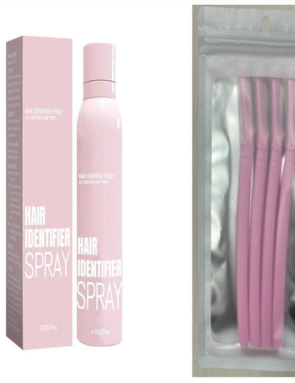 Hair Identifier Spray Set For Face Shaving Moisturizing Dermaplaner Spray For Face Shaving Skin Care