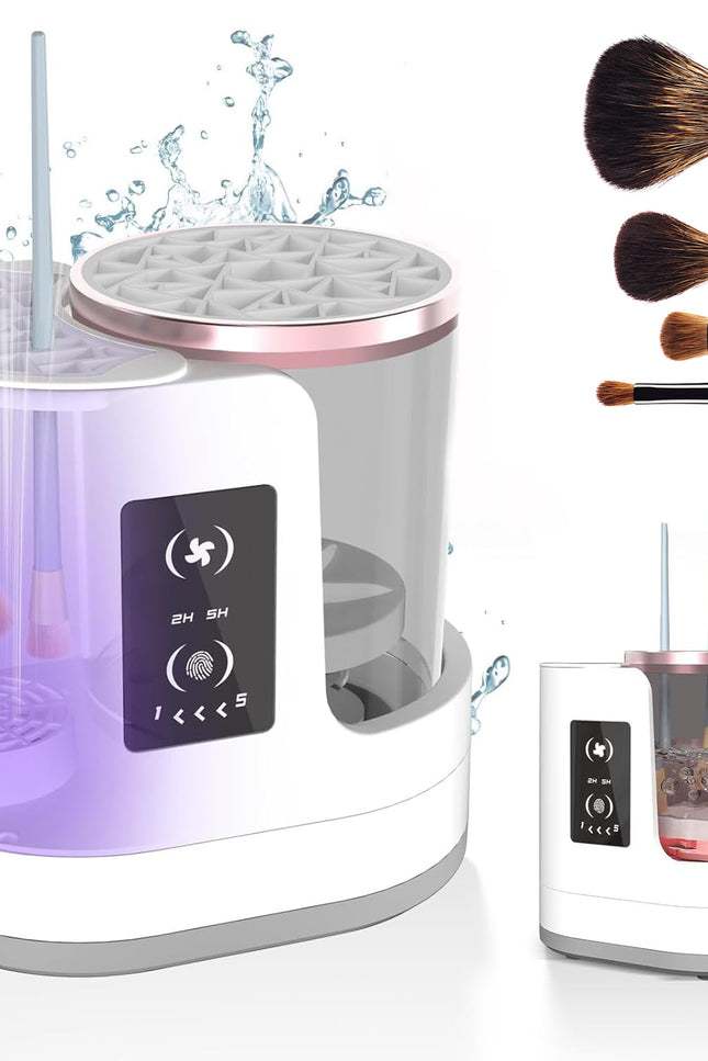 Electric Makeup Brush Cleaner Rechargeable Makeup Brushes Cleaning Tool Automatic Makeup Brush Cleaning Stand Device
