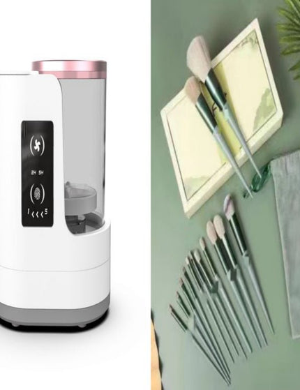 Electric Makeup Brush Cleaner Rechargeable Makeup Brushes Cleaning Tool Automatic Makeup Brush Cleaning Stand Device