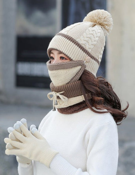 Plus velvet thick bib mask