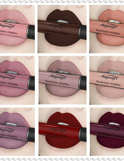 Lip Gloss Liquid Lipstick Non-Stick Cup Matte Makeup Llipstick