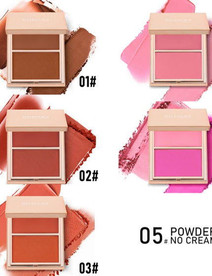PHOFAY Double-Take Cream & Powder Blush Duo