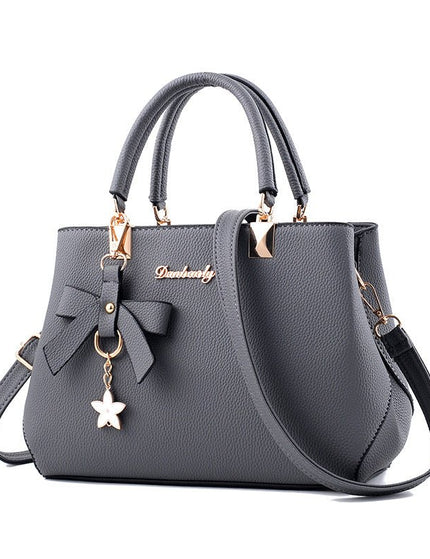 Women Shoulder Bag With Bowknot Star Pendant Totes