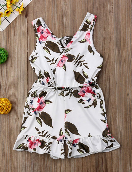 Summer Girls baby girl Floral Outfits Clothes