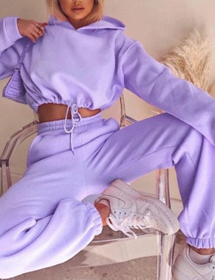 Jogging Suits For Women 2 Piece Sweatsuits Tracksuits Sexy Long Sleeve HoodieCasual Fitness Sportswear