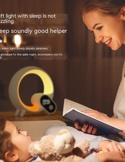 Creative Q Light Analog Sunrise Digital Display Alarm Clock