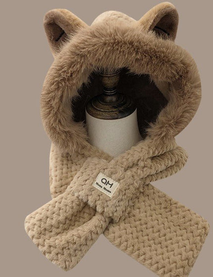 Autumn And Winter Cute Furry Fox Ear Hat