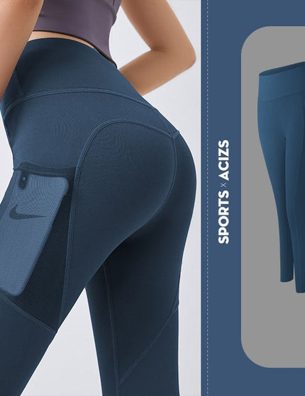 Yoga Pants Women With Pocket Leggings Sport Girl Gym Leggings Women Tummy Control Jogging Tights Female Fitness Pants