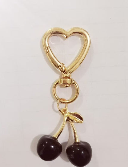 New Cherry Car Keychain High-grade Women's Bag Pendant