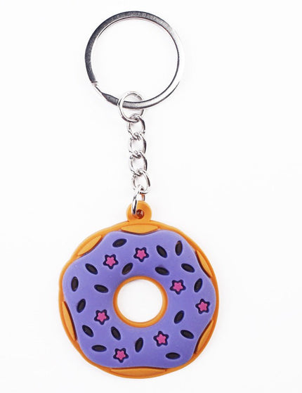 Simple Cartoon Cute Donut PVC Keychain