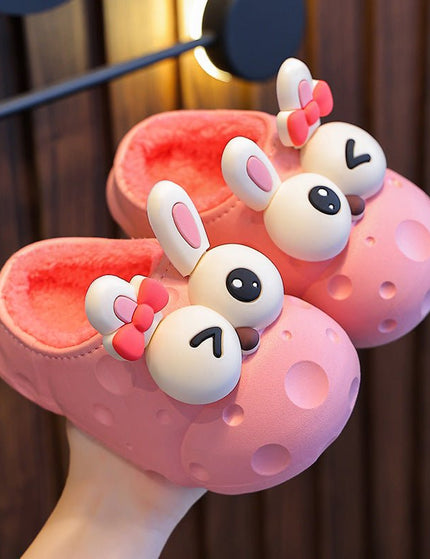 Baby Cotton Slippers Cotton Slippers Boys And Girls Warm With Velvet Children Cotton Slippers