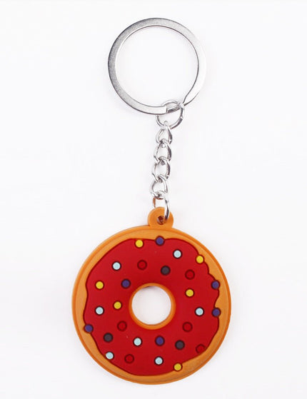 Simple Cartoon Cute Donut PVC Keychain