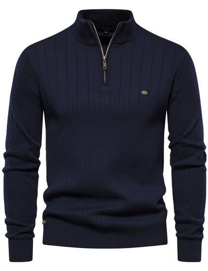 Half-zipper Pullover Sweater Men's