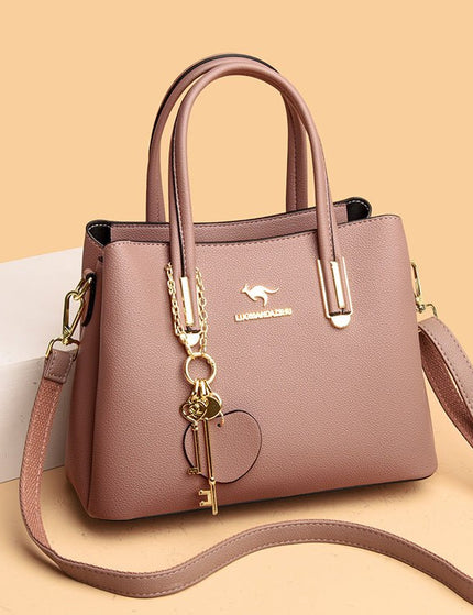 Large Capacity Versatile Women's Bag With Lychee Texture