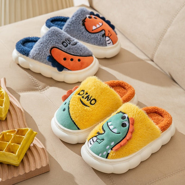 Cotton Slippers Plush Warm Indoor Couple Slippers