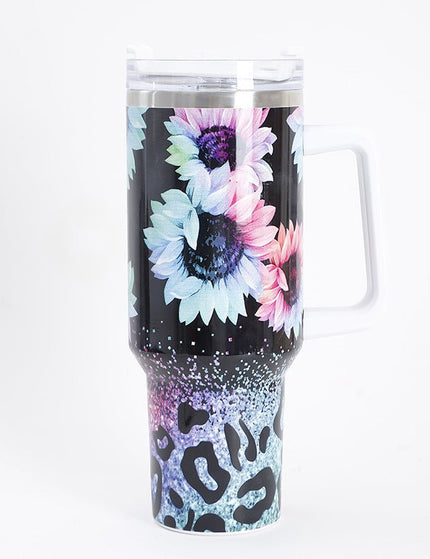 40oz Large Ice Cup Printing Handle Coffee Cup 1200ml