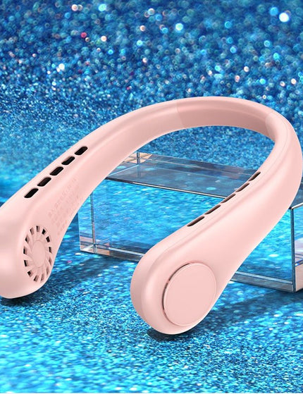 New Mini Neck Fan Portable Bladeless Hanging Neck Rechargeable Air Cooler Mini Summer Sports Fans