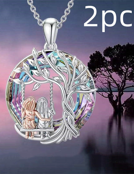 Fashion Little Girl Tree Of Life Pendant Personality