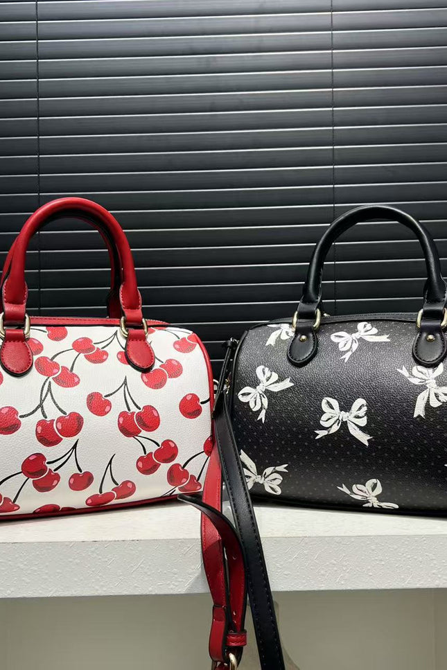 Women's Soft Leather Handbag Cute Patchwork Easy Matching