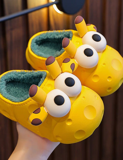 Baby Cotton Slippers Cotton Slippers Boys And Girls Warm With Velvet Children Cotton Slippers