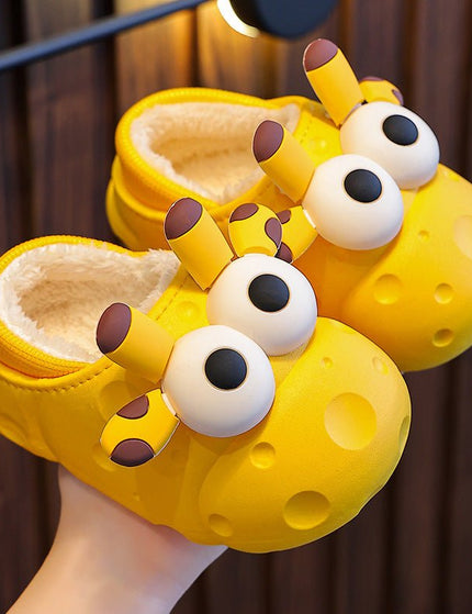 Baby Cotton Slippers Cotton Slippers Boys And Girls Warm With Velvet Children Cotton Slippers