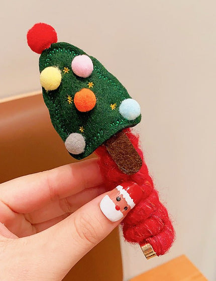 Cute Girls Elastic Rubber Band Christmas Children Telephone Wire Hair Spiral Coil Festive Dress Up Kid Hair Accessories Headwear