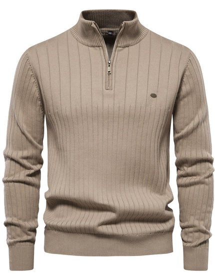 Half-zipper Pullover Sweater Men's