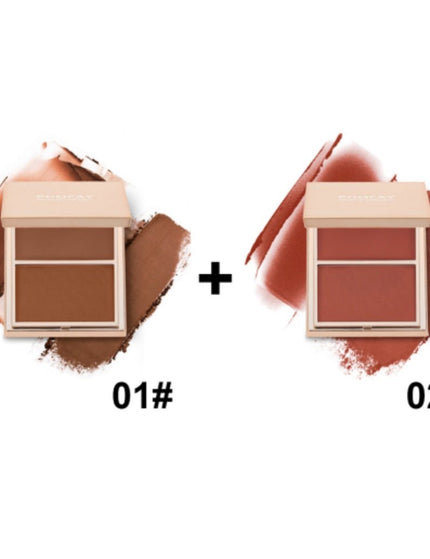 PHOFAY Double-Take Cream & Powder Blush Duo
