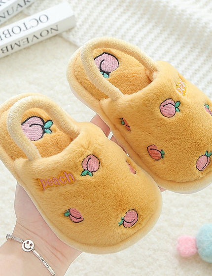 Children's warm cotton slippers