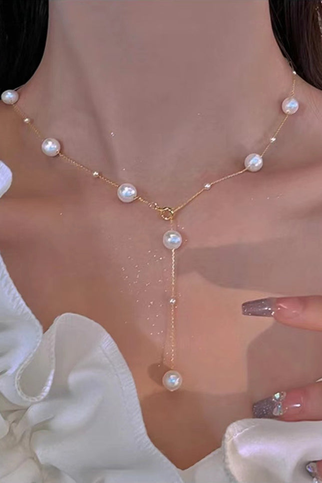 Trendy Pearl Necklace For Women Fashion Starry Pearl Choker Necklaces 2024 Fashion Jewelry Girl Gifts