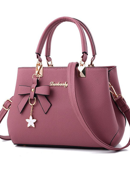 Women Shoulder Bag With Bowknot Star Pendant Totes