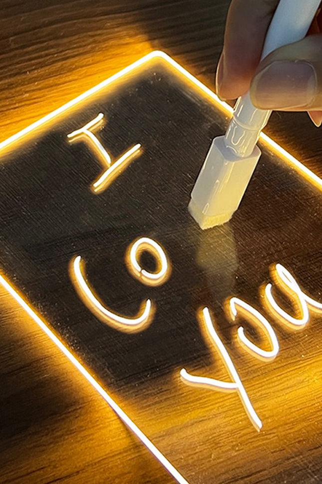 Creative Note Board Creative Led Night Light USB Message Board