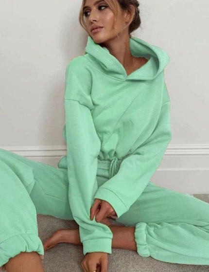 Jogging Suits For Women 2 Piece Sweatsuits Tracksuits Sexy Long Sleeve HoodieCasual Fitness Sportswear