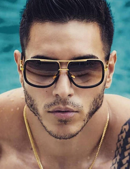 Flat Top Hot Square Sunglasses Men Women Luxury Brand Design Couple Lady Celebrity Brad Pitt Sun Glasses Super star Eyewear