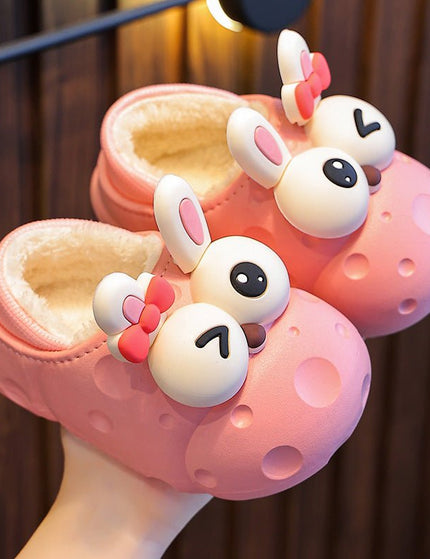 Baby Cotton Slippers Cotton Slippers Boys And Girls Warm With Velvet Children Cotton Slippers