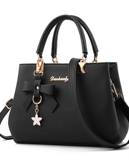 Women Shoulder Bag With Bowknot Star Pendant Totes