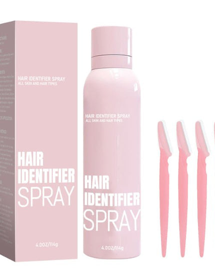 Hair Identifier Spray Set For Face Shaving Moisturizing Dermaplaner Spray For Face Shaving Skin Care