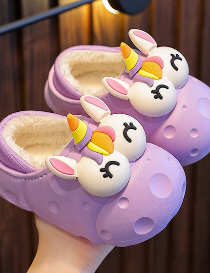 Baby Cotton Slippers Cotton Slippers Boys And Girls Warm With Velvet Children Cotton Slippers