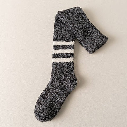 Coral Fleece Socks Knee High Socks Plush Thick Socks