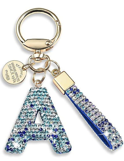 Diamond Letters Keychain