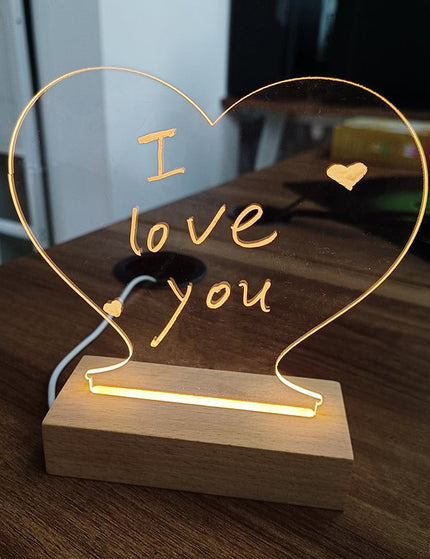 Creative Note Board Creative Led Night Light USB Message Board