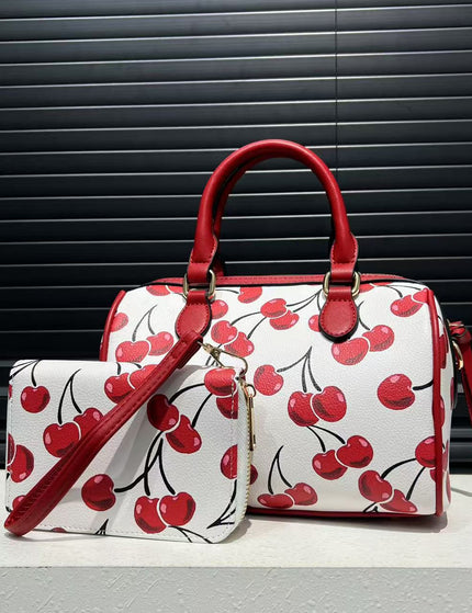 Women's Soft Leather Handbag Cute Patchwork Easy Matching