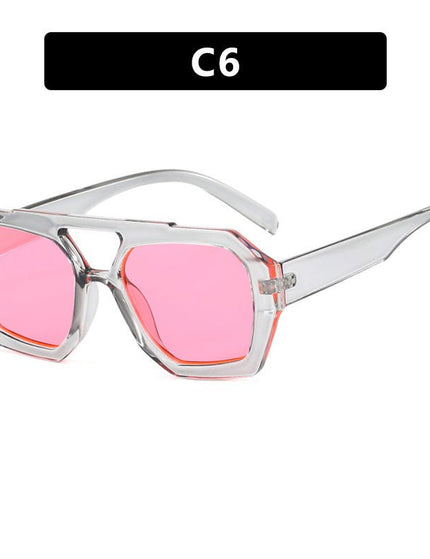 Ins Big Frame Leopard Sunglasses Summer Sunshade Beach Vacation Glasses