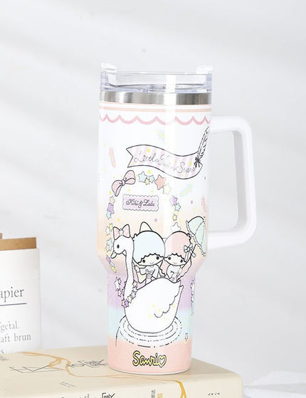 40oz Large Ice Cup Printing Handle Coffee Cup 1200ml