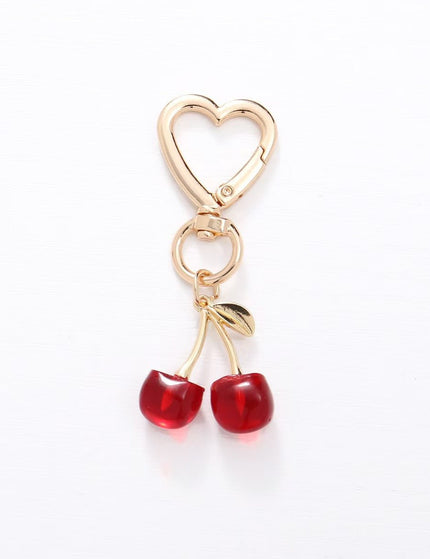New Cherry Car Keychain High-grade Women's Bag Pendant