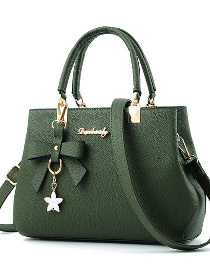 Women Shoulder Bag With Bowknot Star Pendant Totes