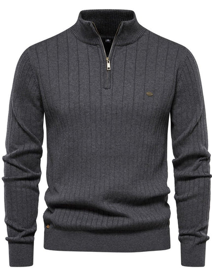 Half-zipper Pullover Sweater Men's