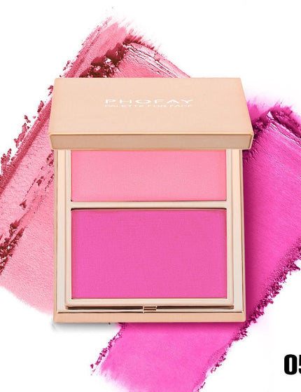 PHOFAY Double-Take Cream & Powder Blush Duo