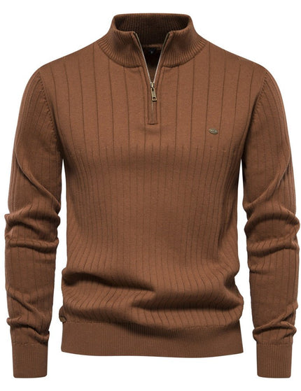 Half-zipper Pullover Sweater Men's