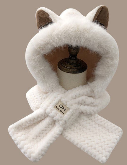 Autumn And Winter Cute Furry Fox Ear Hat